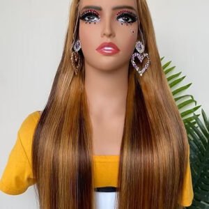 Amber Silk Straight – Luxe Highlight Edition
